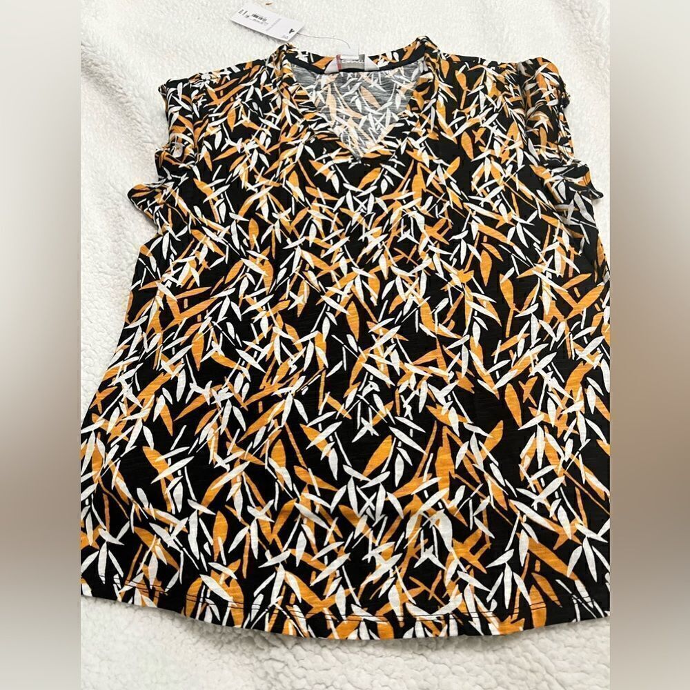 Liz Claiborne Womens V Neck‎ Short Sleeve T-Shirt - Picture 5 of 5